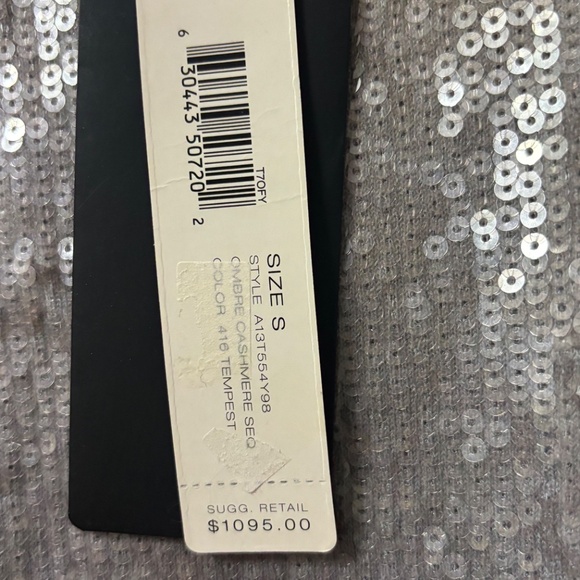 Donna Karan Grey Sparkle Cashmere Camisole - Picture 5 of 5